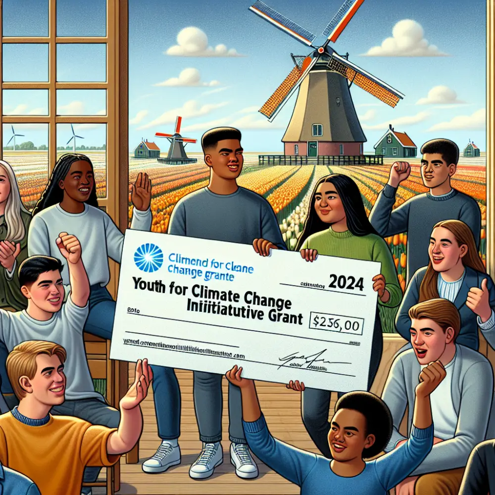 Youth for Climate Change Initiative grant in the Netherlands, 2024