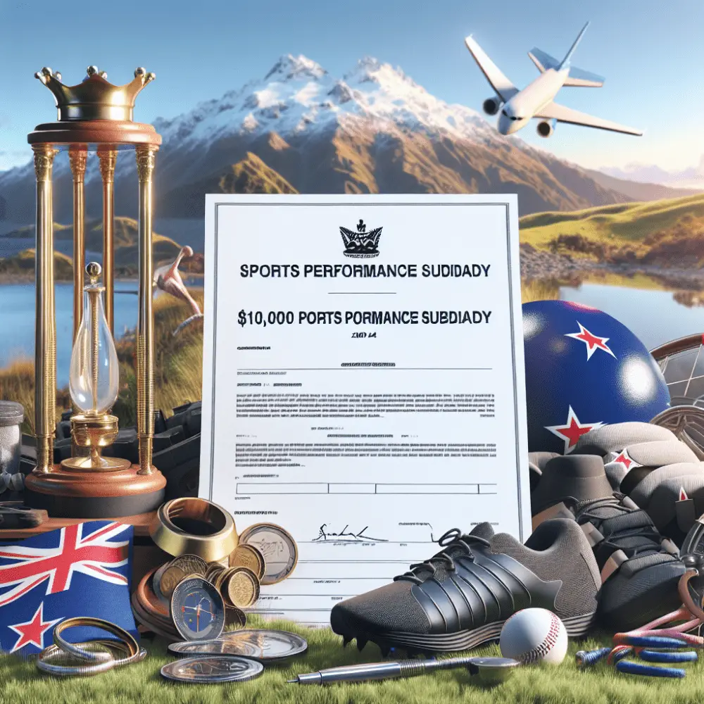 $10,000 Sports Performance Subsidy, New Zealand 2024