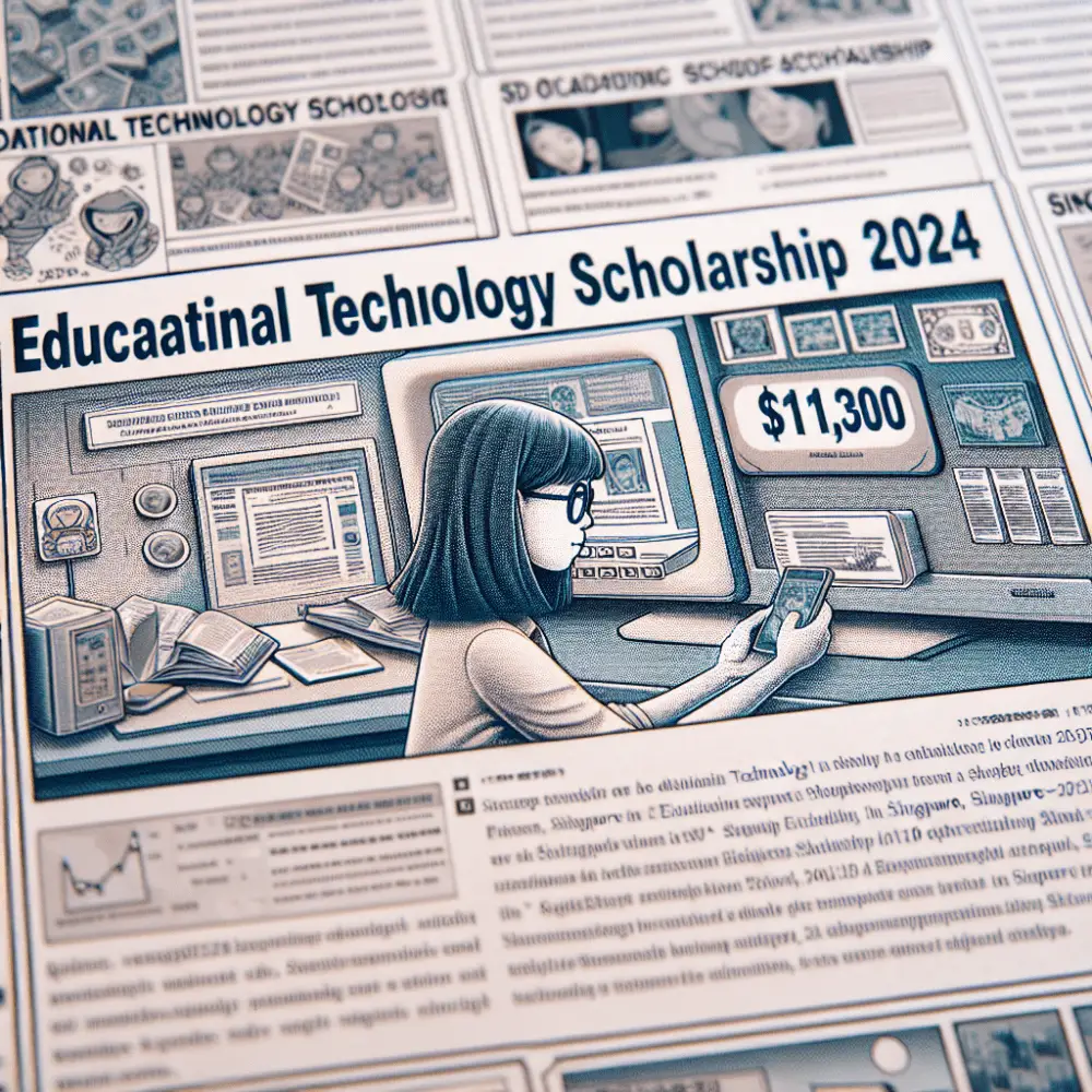 $11,300 Educational Technology Scholarship Singapore, 2024
