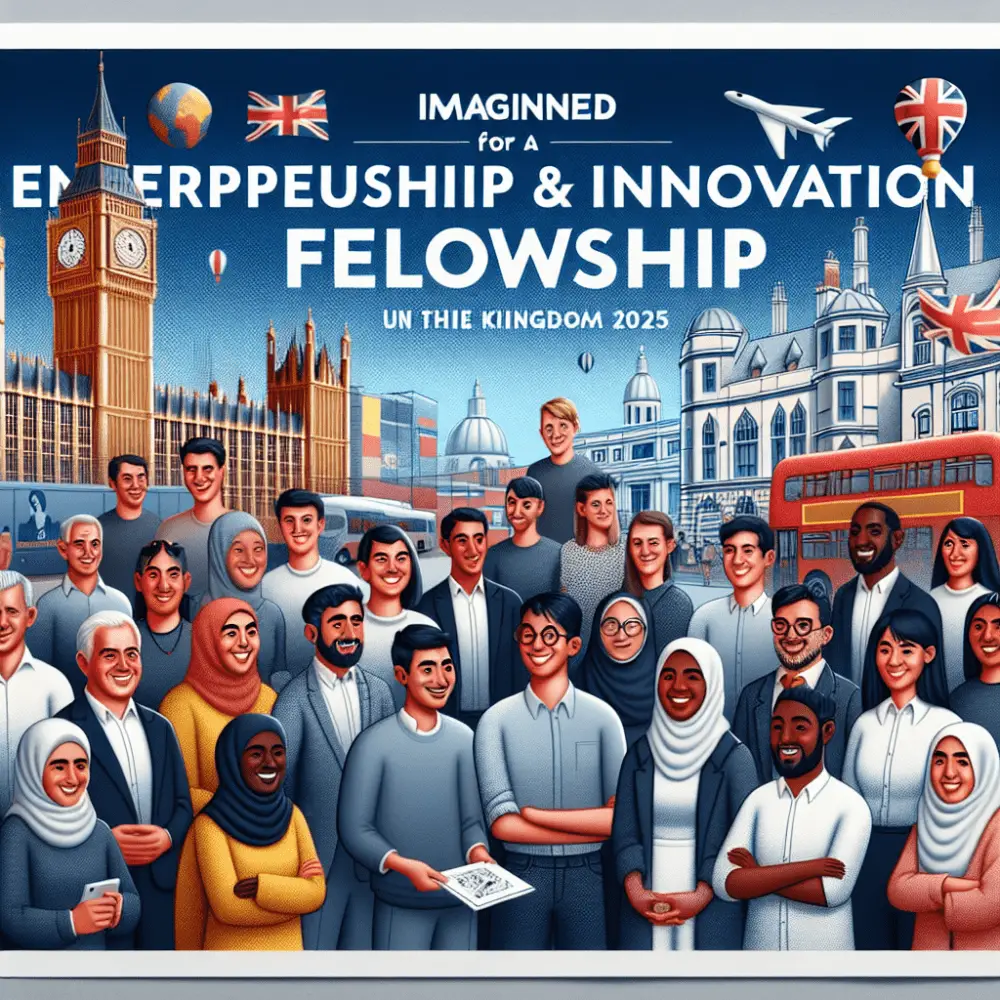 $11,400 Entrepreneurship and Innovation Fellowship UK, 2025