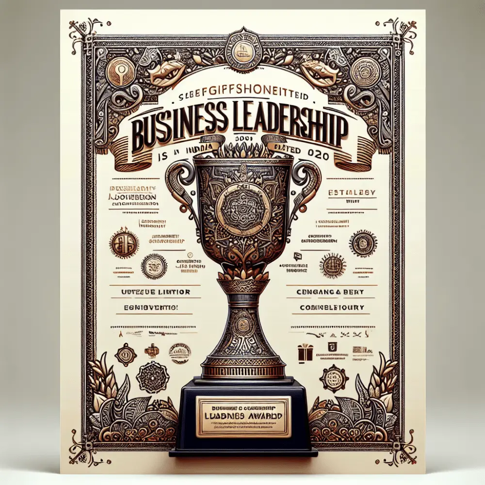 $2,000 Business Leadership Award India, 2024