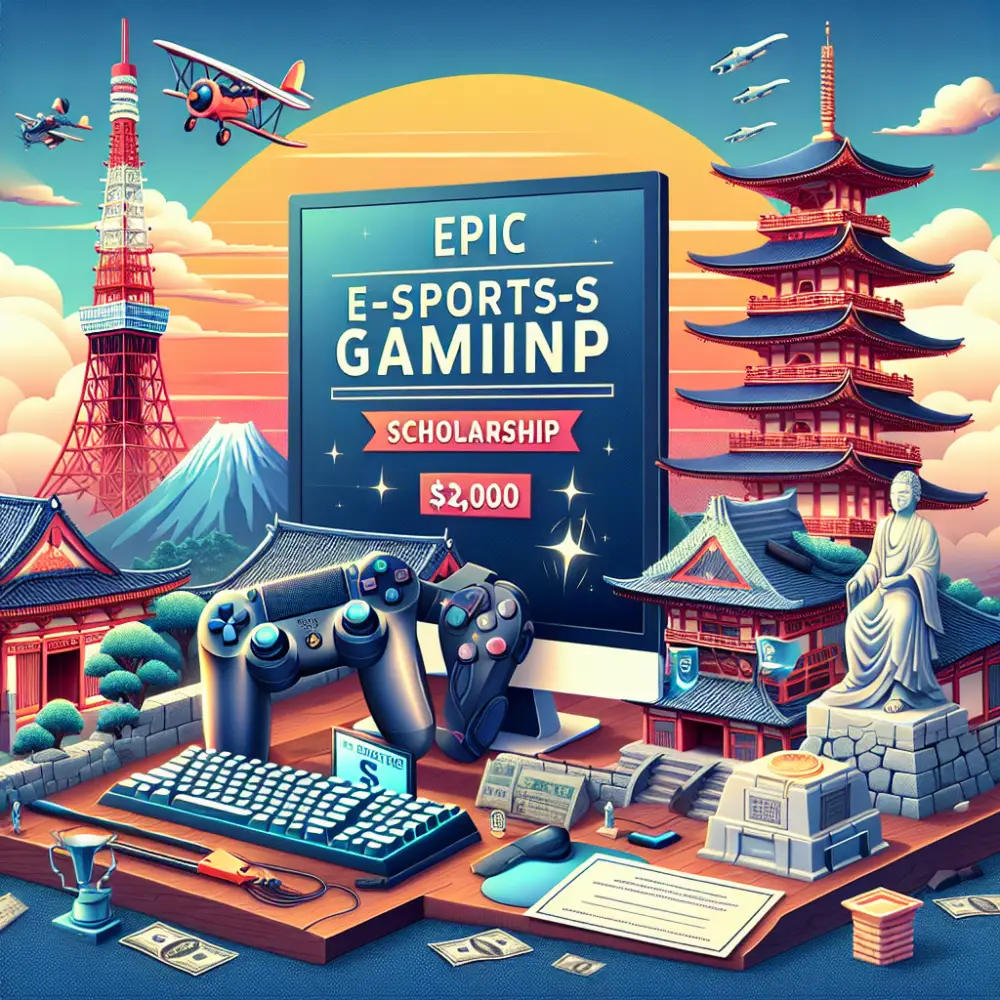 $2,000 Epic eSports Gaming Scholarship in Japan, 2024