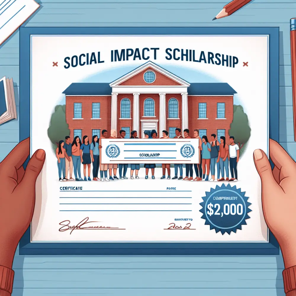 $2,000 Social Impact Scholarship in the United States, 2024