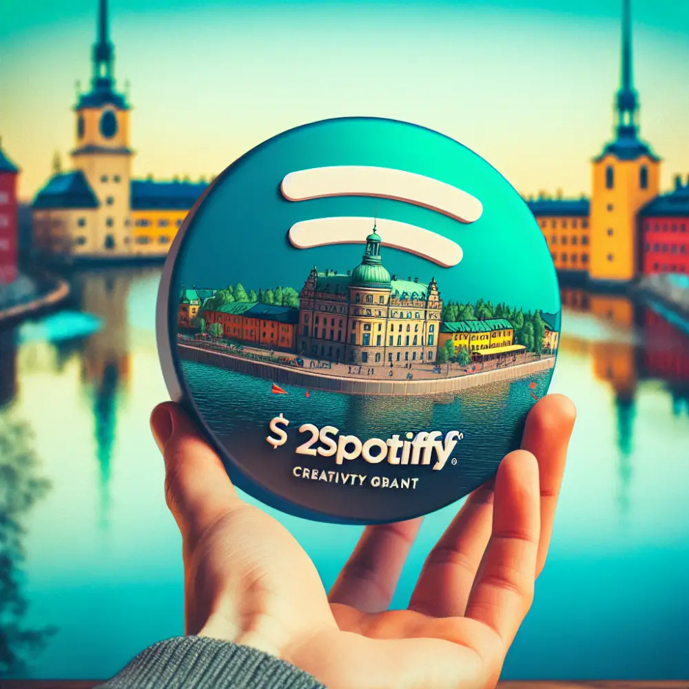 $2,000 Spotify Creativity Grant in Sweden, 2024