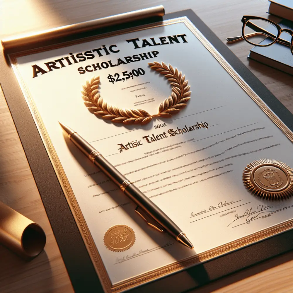 $2,500 Artistic Talent Scholarship, USA, 2024