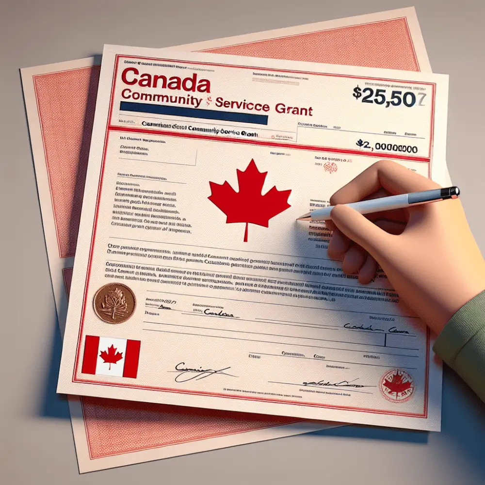 $2,500 Community Service Grant in Canada, 2024/25