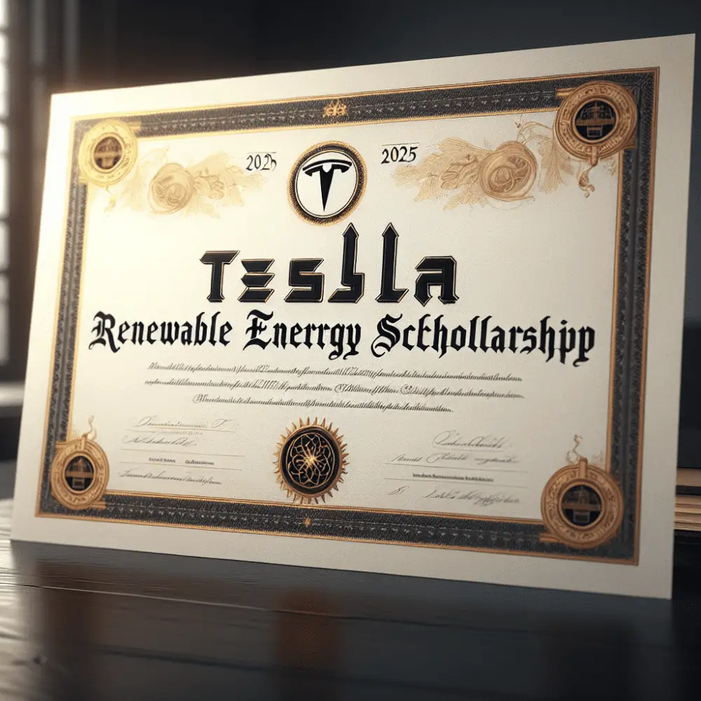 $2,500 Tesla Renewable Energy Scholarships in Germany, 2025