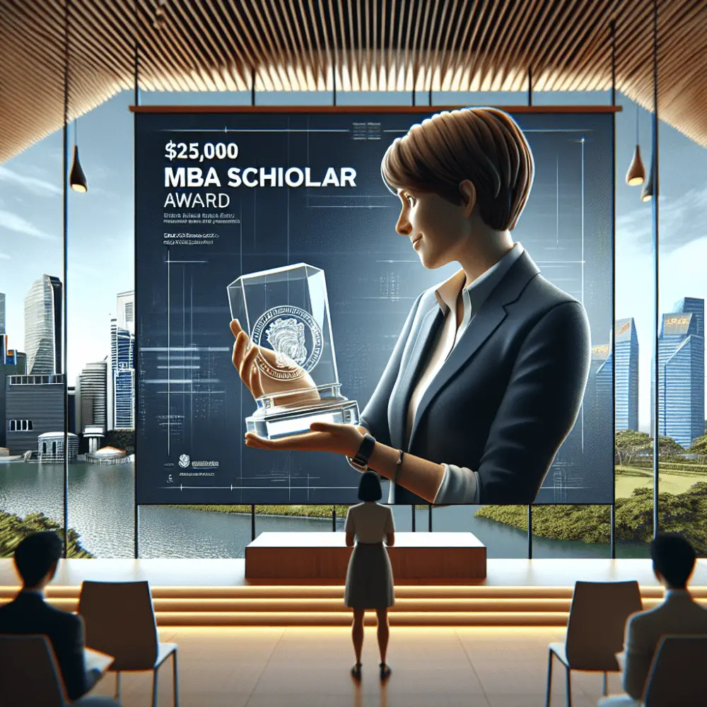 $25,000 MBA Scholar Award in Singapore, 2024