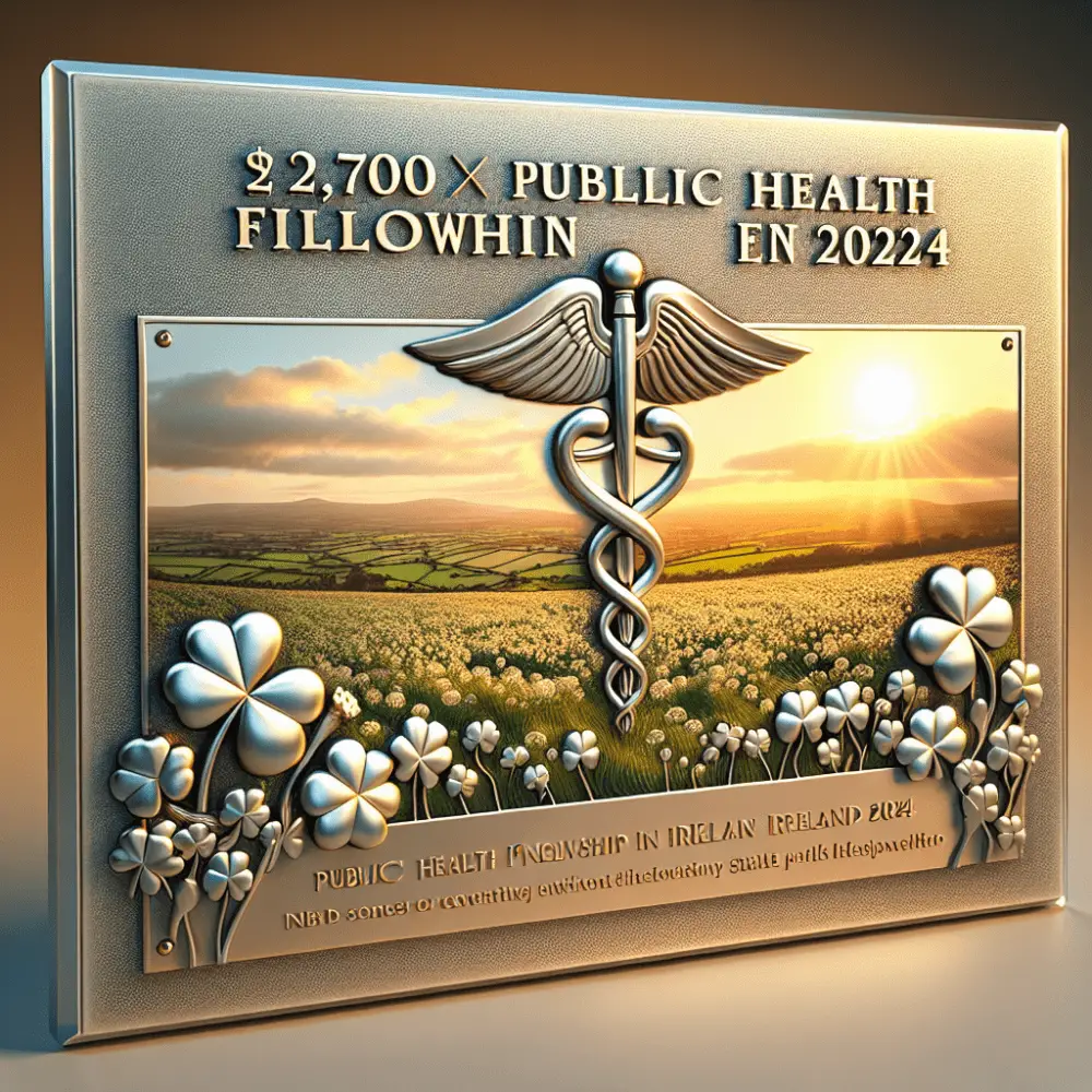 $2,700 Public Health Fellowship Ireland, 2024