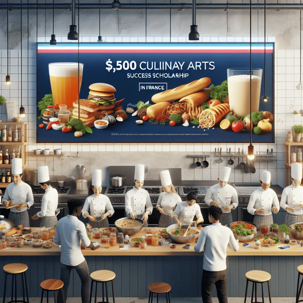 $3,500 Culinary Arts Success Scholarship in France, 2025