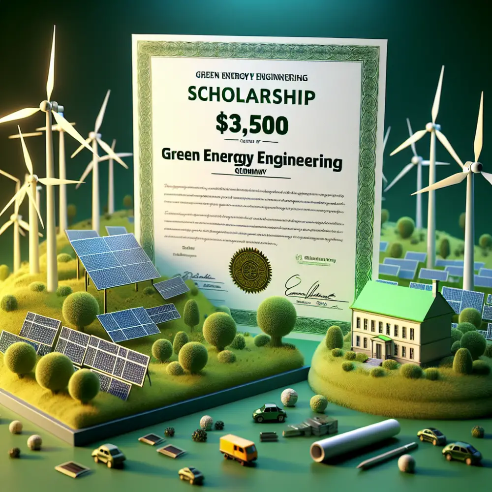 $3,500 Green Energy Engineering Scholarship, Germany, 2024