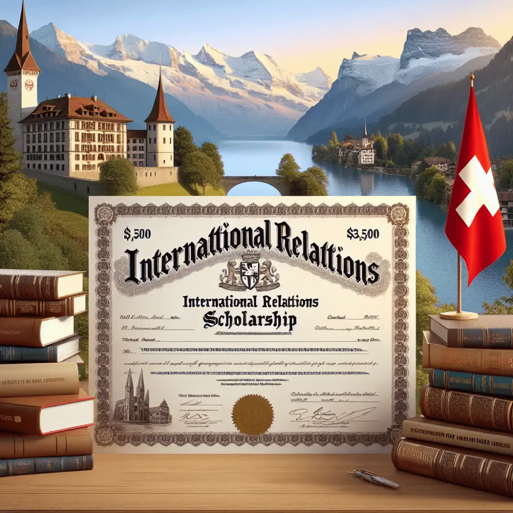 $3,500 International Relations Scholarship in Switzerland, 2024