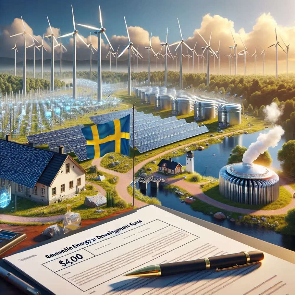 $4,000 Renewable Energy Development Fund in Sweden, 2025