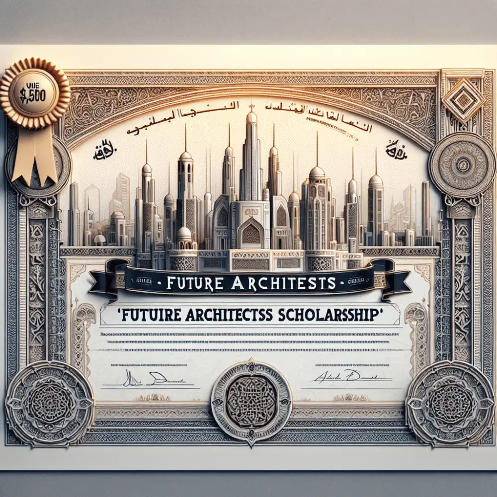 $4,500 Future Architects Scholarship, UAE, 2024