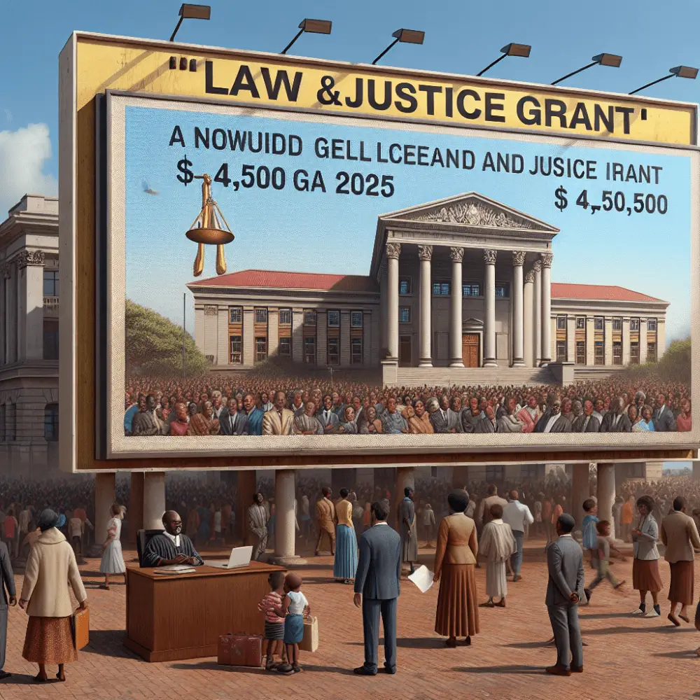 $4,500 Law & Justice Grant in South Africa, 2025