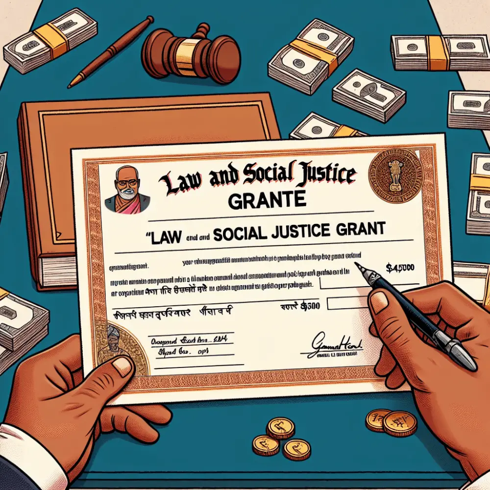 $4500 Law and Social Justice Grant, India 2024