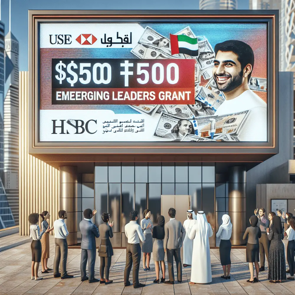 $500 HSBC Emerging Leaders Grant in UAE, 2024