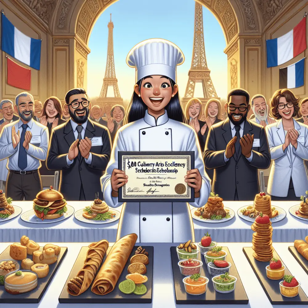 5,000 Culinary Arts Excellence Scholarships, France, 2024