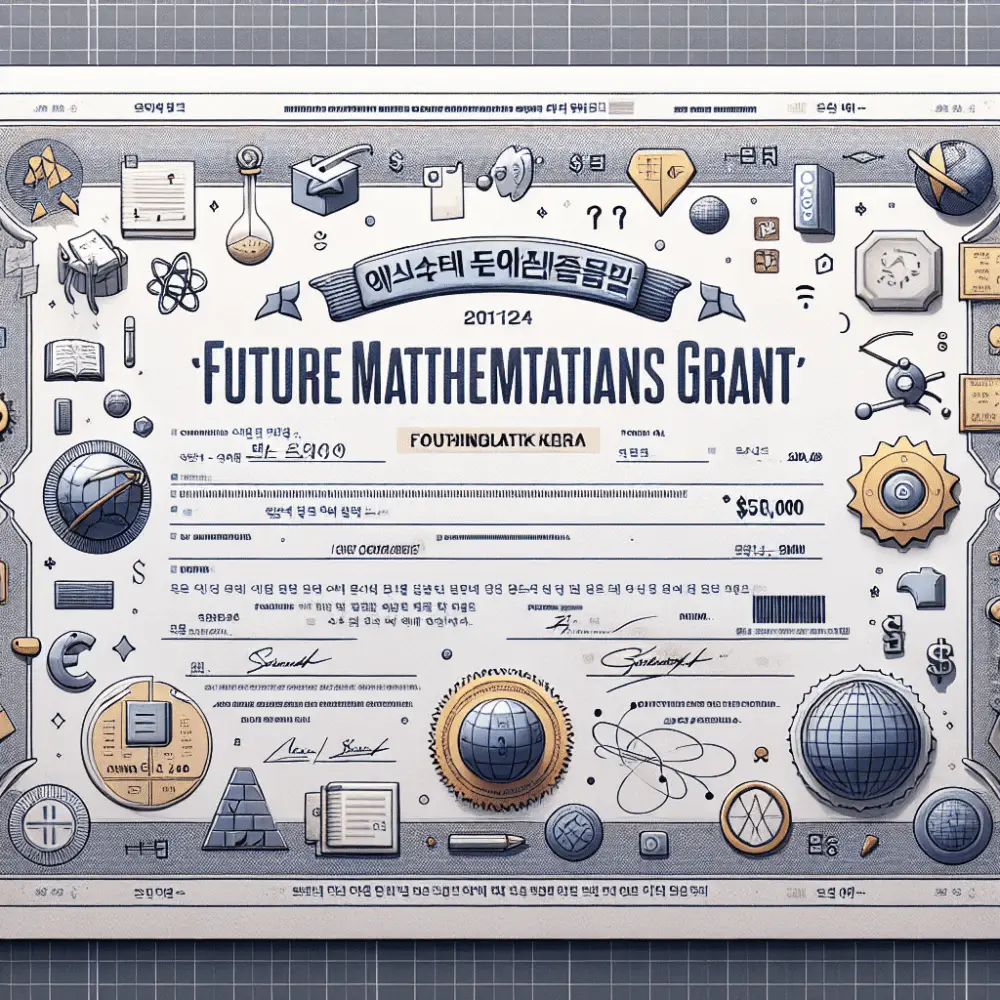 $5,000 Future Mathematicians' Grant, South Korea, 2024