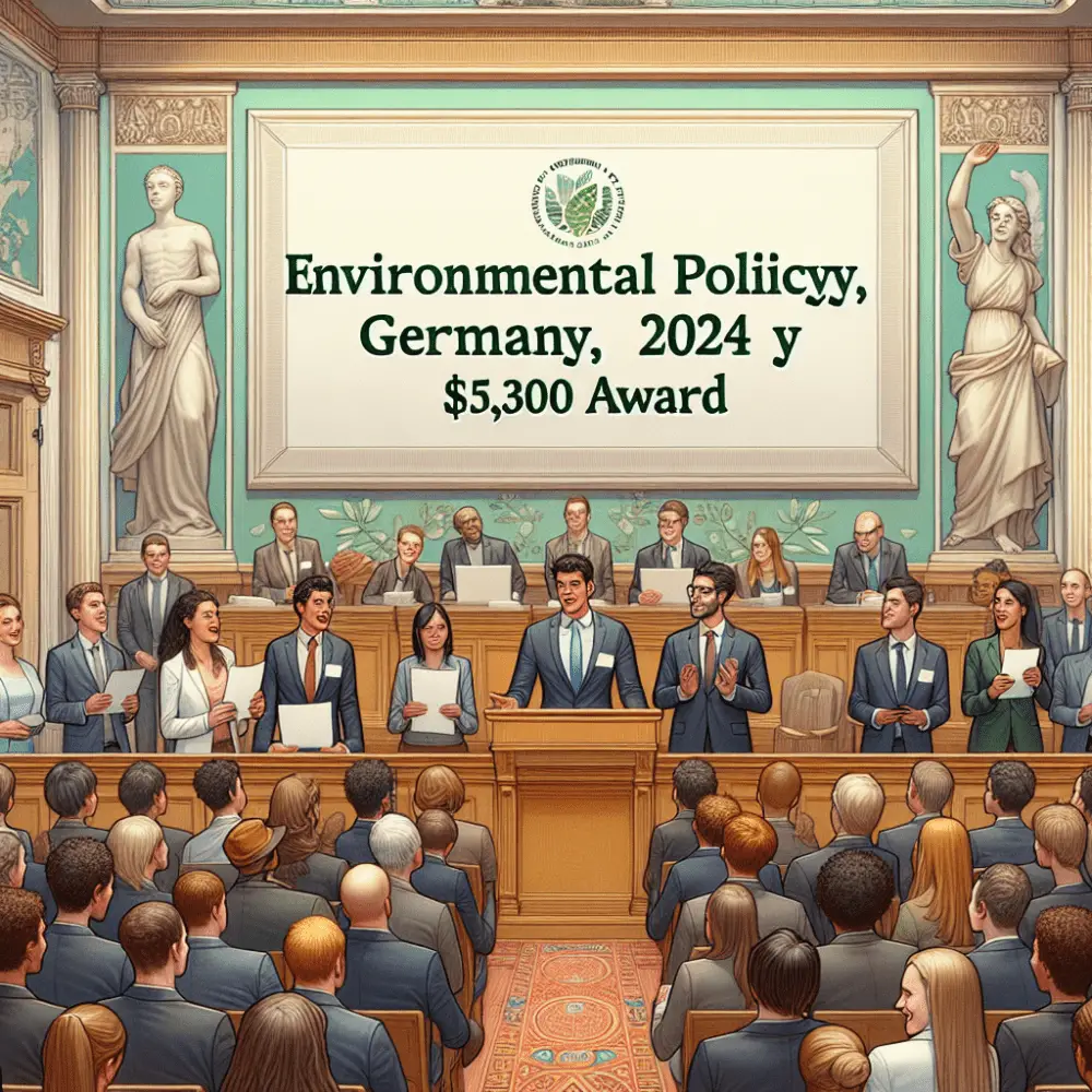 $5,300 Environmental Policy Fellowship in Germany, 2024