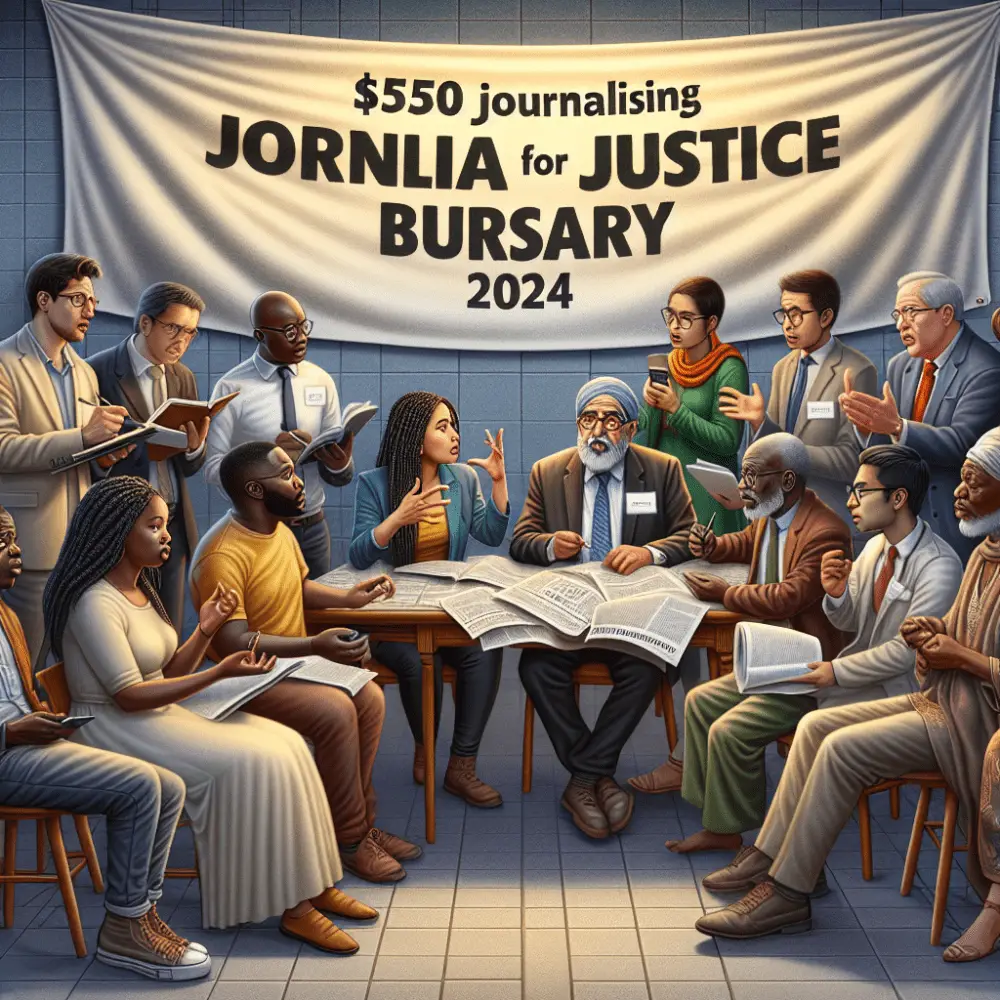 $550 Journalism for Justice Bursary in South Africa, 2024