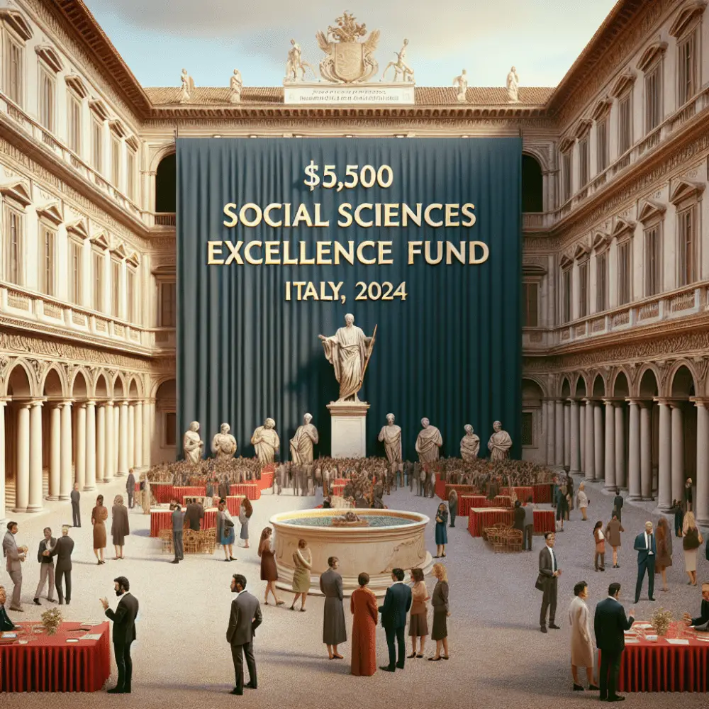 $5,500 Social Sciences Excellence Fund, Italy, 2024