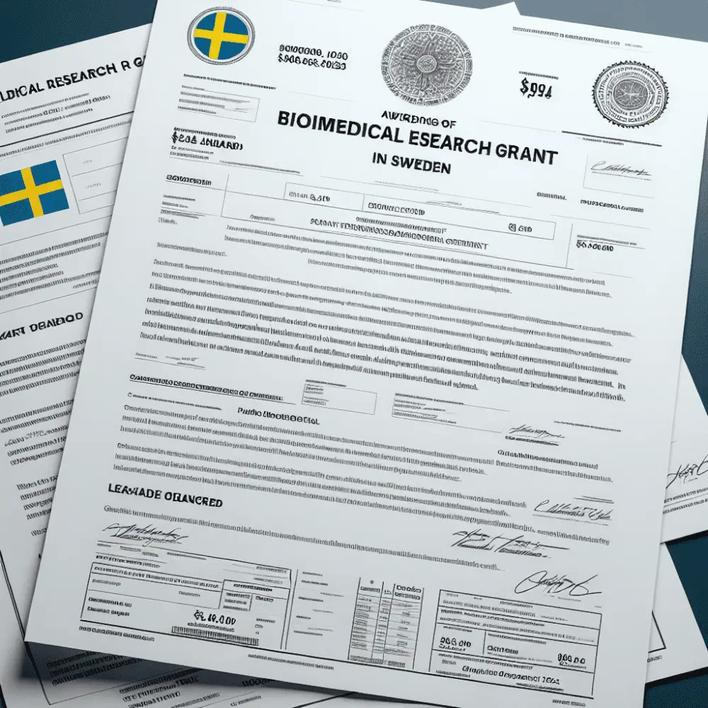 $5,900 Biomedical Research Grant in Sweden, 2024