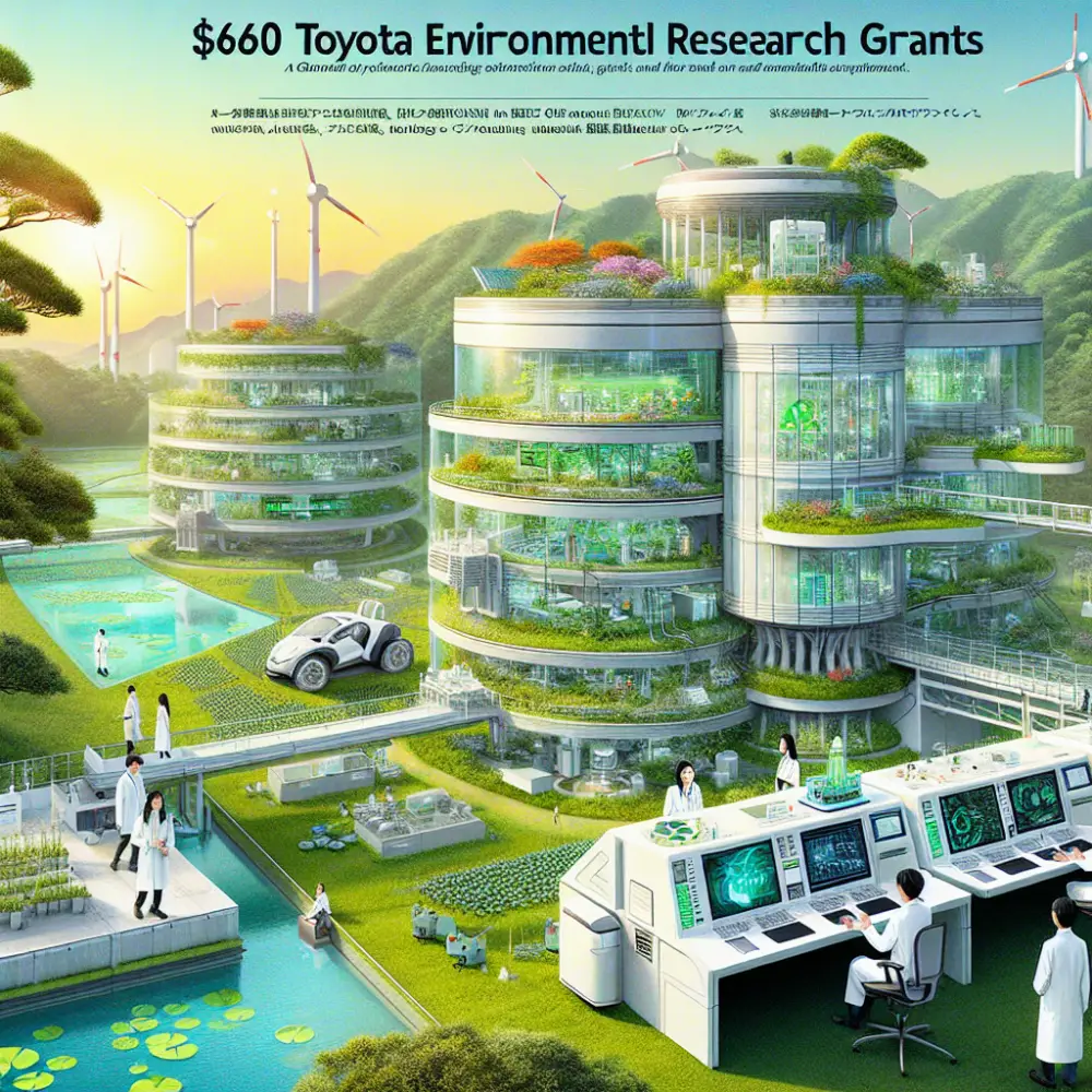 $600 Toyota Environment Research Grants in Japan, 2024