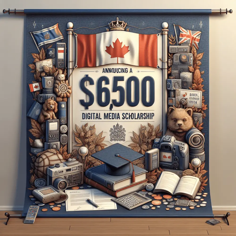 $6,500 Digital Media Scholarship in Canada, 2024