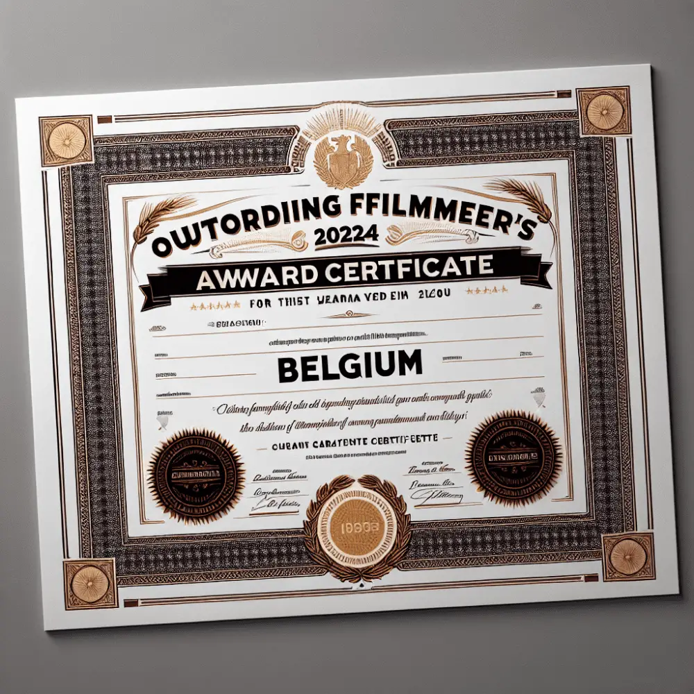 $6,506 Outstanding Filmmakers' Award, Belgium, 2024