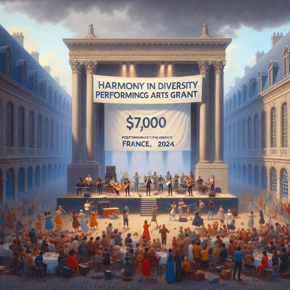 $7,000 Harmony in Diversity Performing Arts Grant in France, 2024