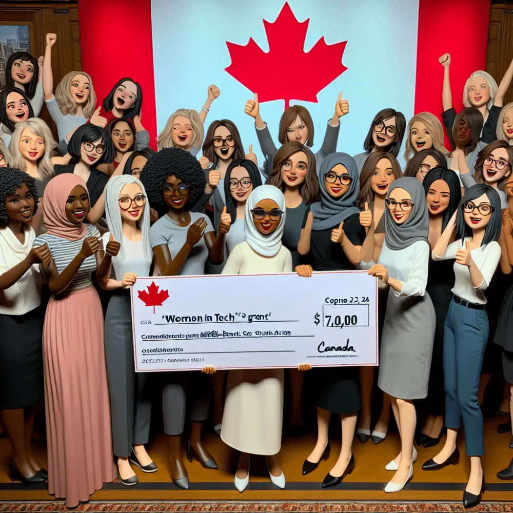 $7,000 Women in Tech Grant, Canada, 2024