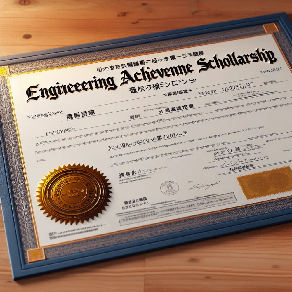 $9,000 Engineering Achievement Scholarship in Japan, 2024/25