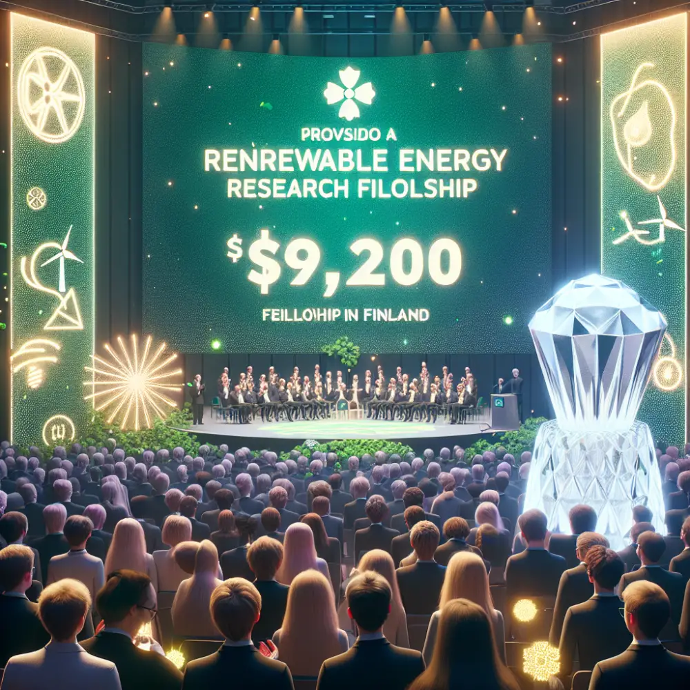 $9,200 Renewable Energy Research Fellowship in Finland, 2024