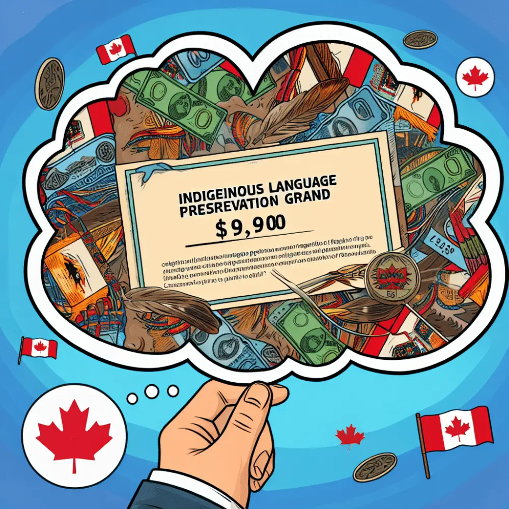 $9,900 Indigenous Language Preservation Grant Canada, 2025