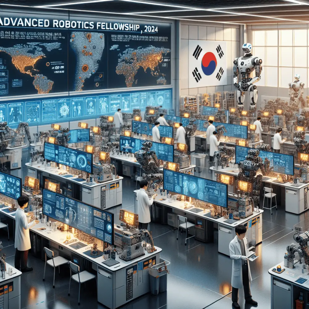 Advanced Robotics $2,500 Fellowship in South Korea, 2024