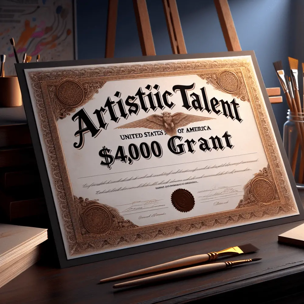 Artistic Talent $4,000 Grant in USA, 2024