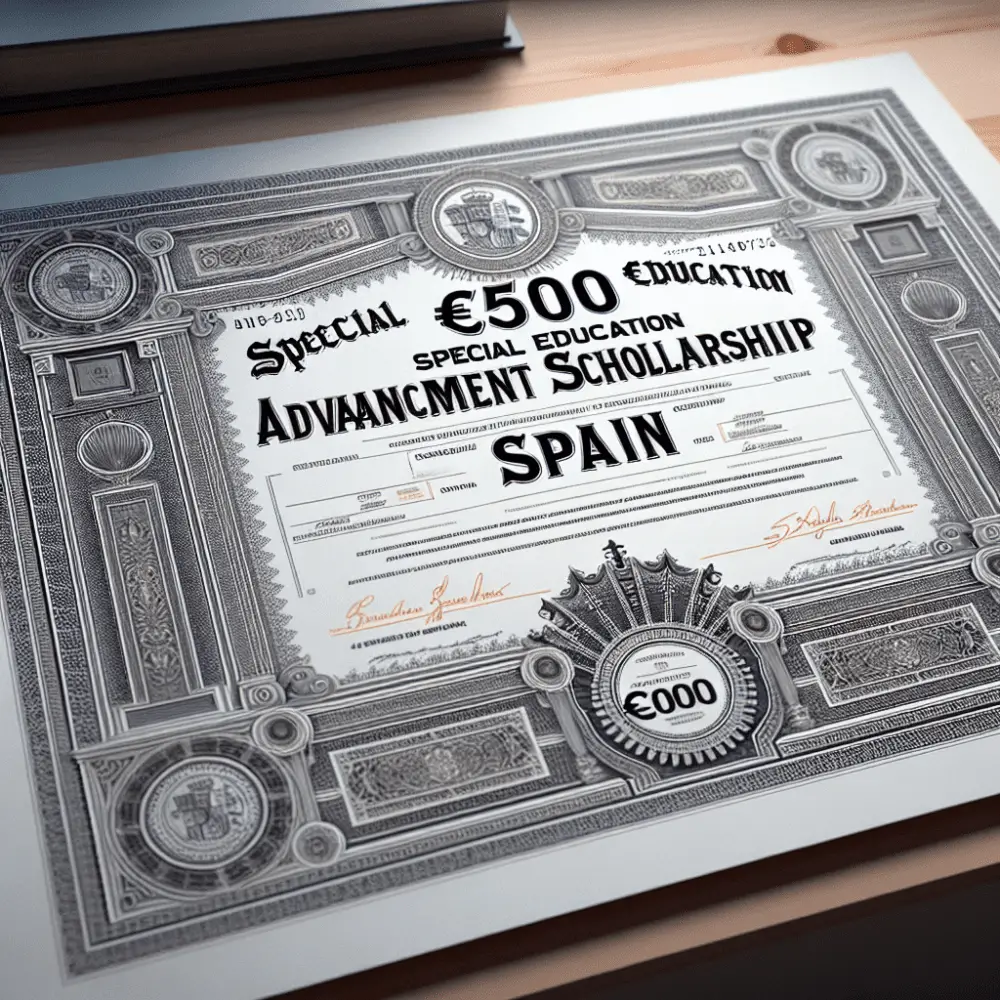 €500 Special Education Advancement Scholarship, Spain 2024