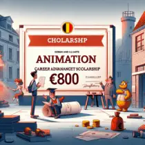 €800 Animation Career Advancement Scholarship, Belgium 2024