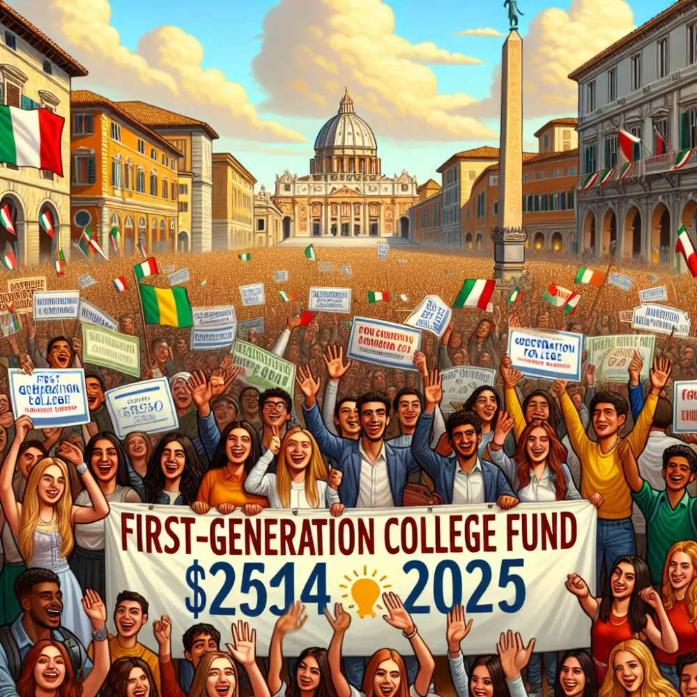 First-Generation College $650 Fund in Italy, 2024