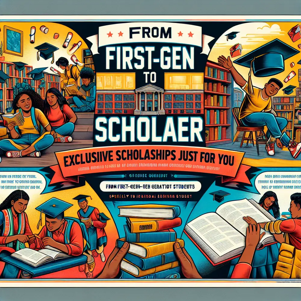From First-Gen to Scholar: Exclusive Scholarships Just for You