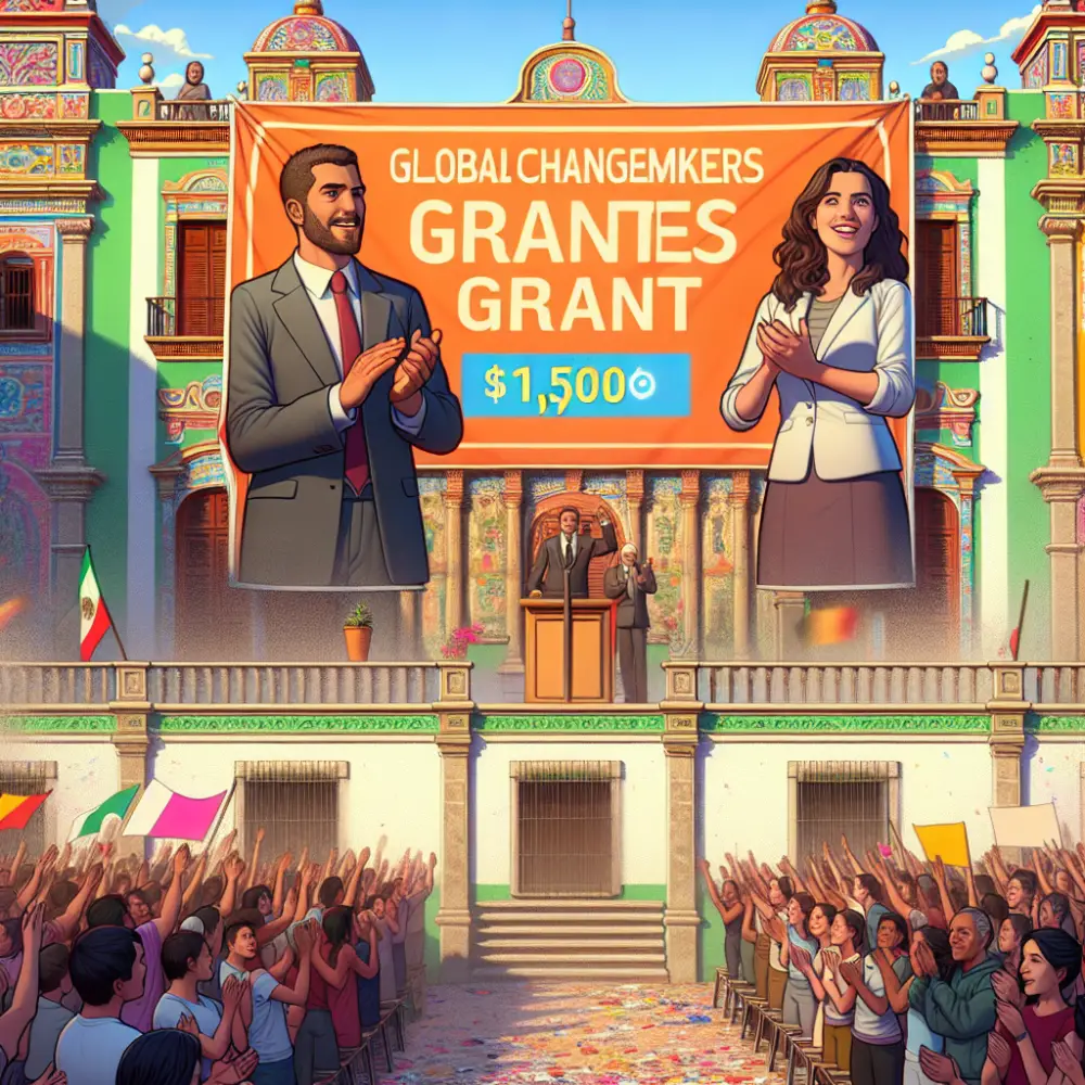 Global Changemakers Grant of $1,500 in Mexico, 2024