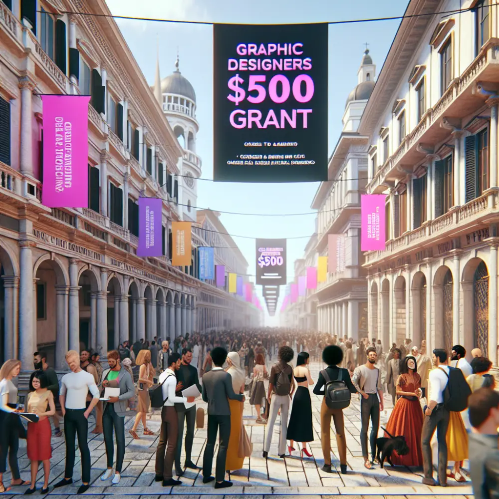 Graphic Designers $500 Grant in Italy, 2024