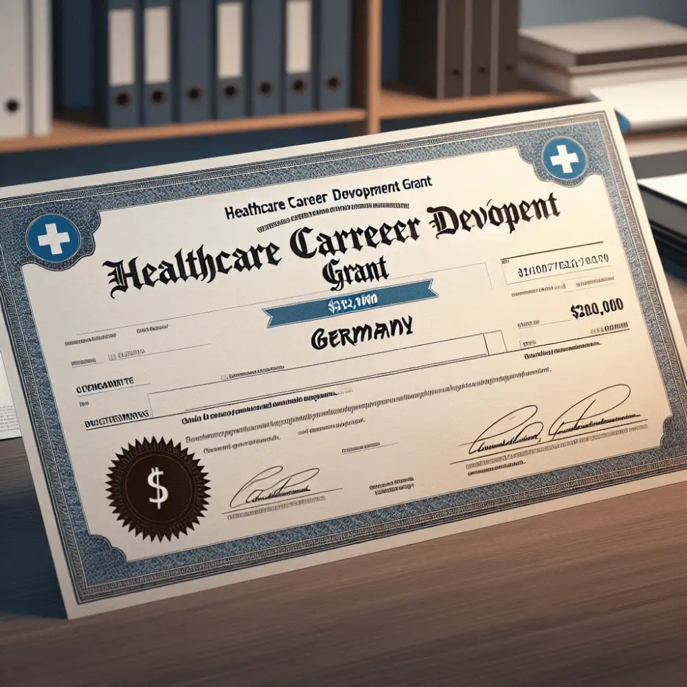 Healthcare Career Development $3,000 Grant in Germany, 2024