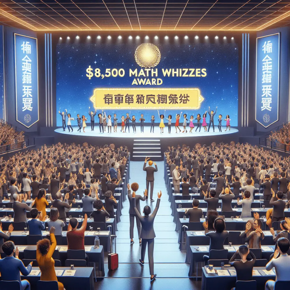 Math Whizzes $8,500 Award in China, 2024