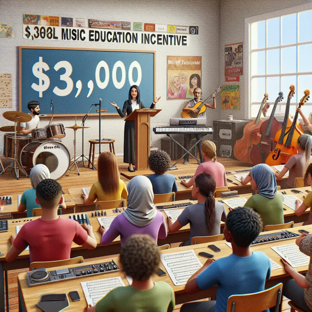 Music Education $3,000 Incentive in Germany, 2024