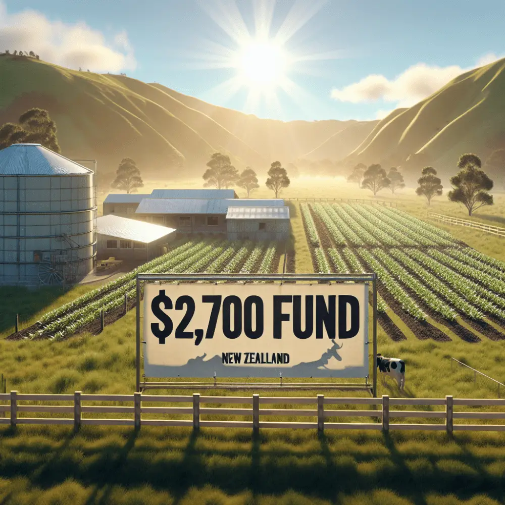 Sustainable Agriculture $2,700 Fund in New Zealand, 2024