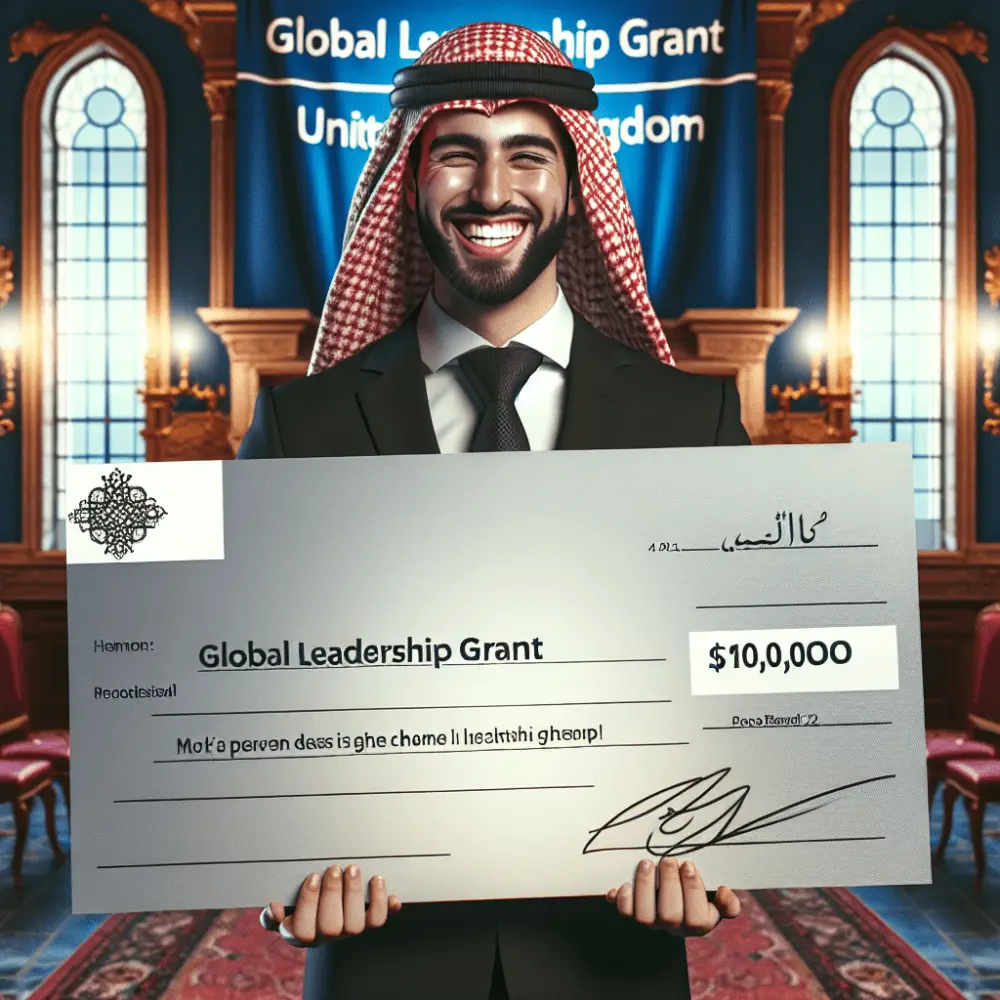 $10,000 Global Leadership Grant in the UK, 2024