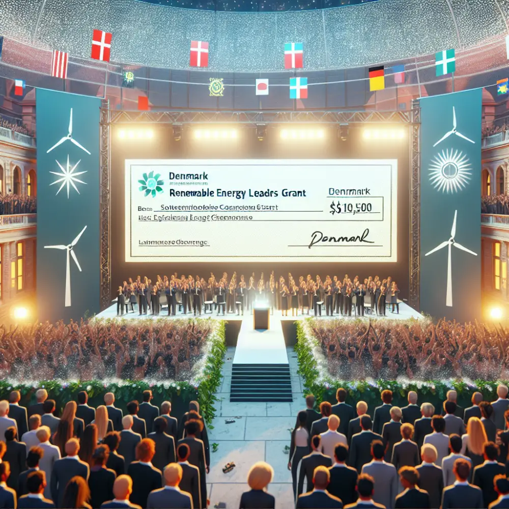 $10,500 Renewable Energy Leaders Grant in Denmark, 2024