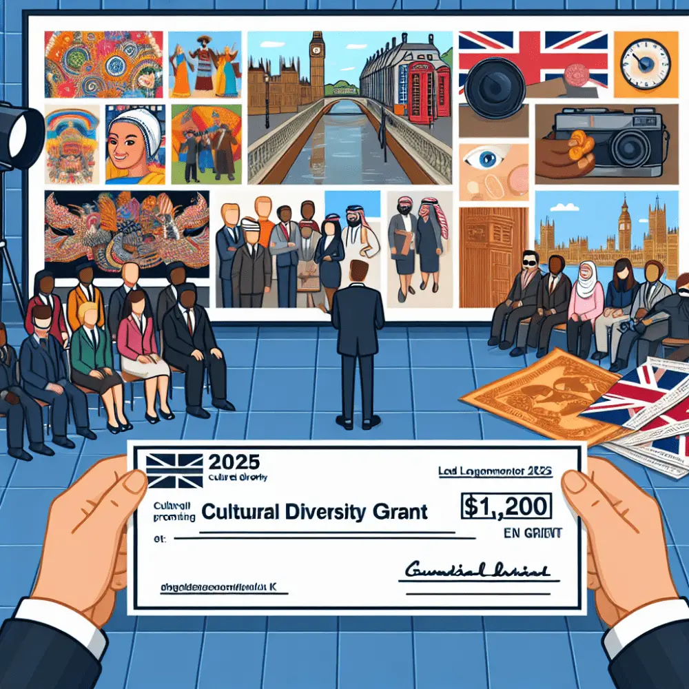 $1,200 Cultural Diversity Grant in the UK, 2025